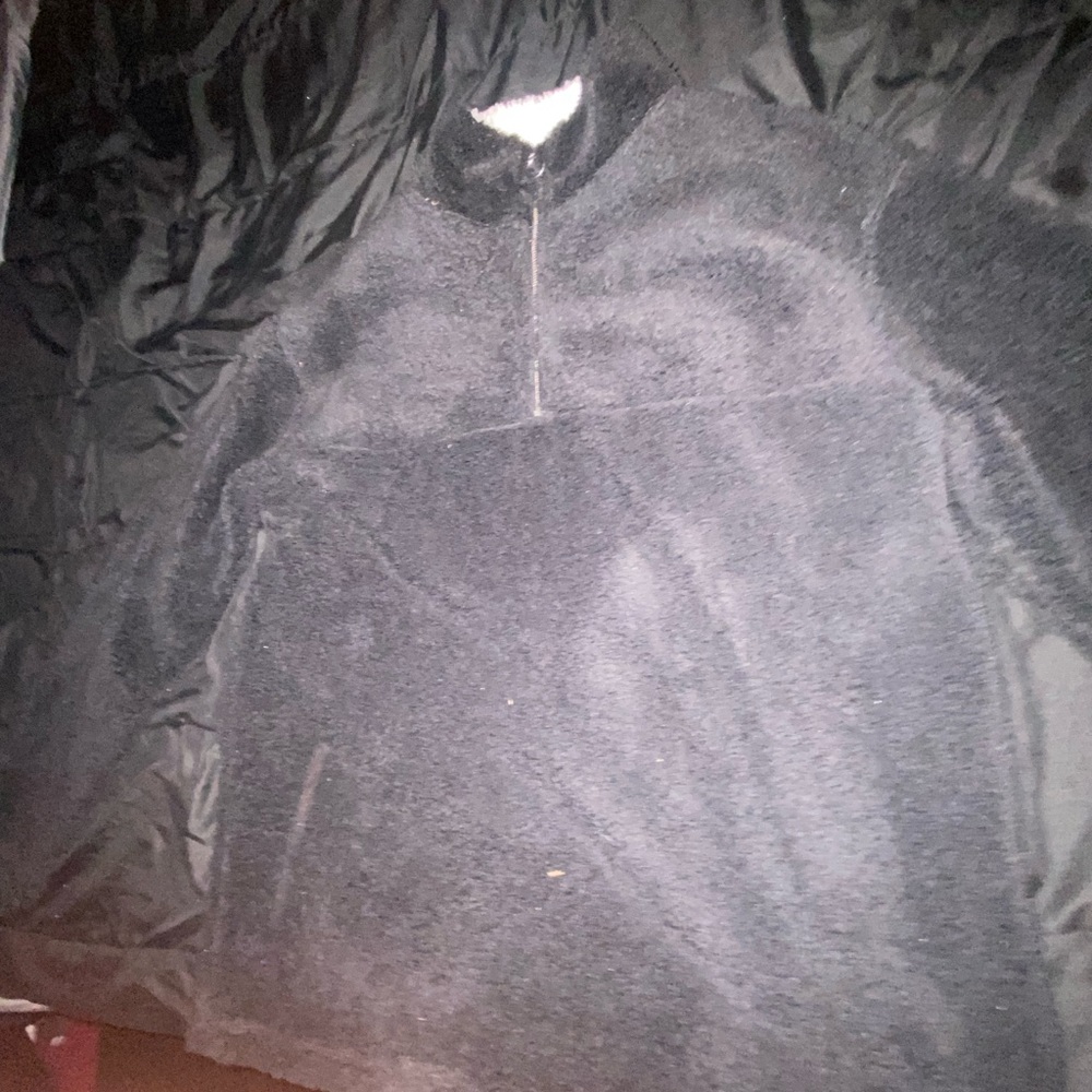 Black Sherpa pullover